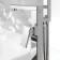 Tamar Chrome Freestanding Bath Shower Mixer Tap