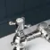 Tweed Traditional Chrome Bath Filler