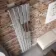 Faro Chrome Single Flat Panel Vertical Radiator 1600x350mm