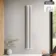 Marbella White Double Oval Panel Radiator 1800x240mm