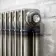 Athens Raw Metal Double Column Vertical Traditional Radiator 1800x380mm