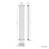 Athens Antique Gold Triple Column Vertical Traditional Radiator 1800x290mm