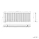 Faro Matt Black Single Flat Panel Horizontal Radiator 600x1820mm