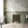 Athens Antique Gold Triple Column Horizontal Traditional Radiator 600x605mm