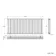 Marbella Matt Black Double Oval Panel Radiator 600x1440mm