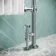 Gibraltar Slimline Large White Traditional Heated Towel Radiator (Flat Top Rail)
