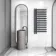 Palermo Anthracite Designer Heated Towel Rail 1200x600mm