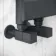 Seville Anthracite Designer Flat Panel Heated Towel Rail 1600x450mm