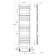 Santorini Brushed Brass Flat Panel Heated Towel Rail 1600x450mm