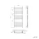 Santorini Chrome Flat Panel Heated Towel Rail 1400x600mm