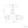 Antique Gold Straight Traditional Manual Radiator Valves (Pair) Standard 15mm