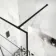 Munich Matt Black Grid Easy Clean 8mm Wet Room Shower Glass Panel 1000mm