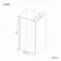 Munich Matt Black Framed Easy Clean 8mm Wet Room Shower Glass Panel 900mm