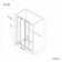 London 6mm Sliding Shower Door 1100mm