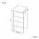 Munich Matt Black Grid Easy Clean 8mm Wet Room Shower Glass Panel 1100mm