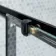 London Matt Black 6mm Corner Entry Shower Enclosure 800x800mm