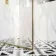 Munich Brushed Brass Framed Easy Clean 8mm Wet Room Shower Glass Panel 1200mm