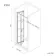 London Matt Black Grid 6mm Bifold Shower Door 800mm
