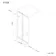 Hamburg Brushed Brass Easy Clean 8mm Sliding Shower Door 1100mm - Easy Fix Feature