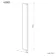 Munich Brushed Brass Framed Easy Clean 8mm Pivotal Wet Room Shower Glass Return Panel 250mm