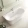 Camden 1550mm Curved Back To Wall Bath
