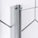 Venice 4mm Bath Screen with Towel Rail - 800mm