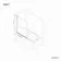 Venice 4mm Bath Screen with Towel Rail - 800mm