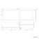 1500 Super Strength Reinforced Acrylic L Shaped Bath Front Panel
