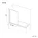Fiji Easy Clean Fluted Matt Black Framed Bath Screen - 800mm