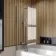 Linz Easy Clean 6mm Brushed Gunmetal Bath Screen - 800mm