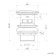 Gunmetal Grey Dome Top Pop Up Basin Waste - Slotted