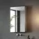 Elena Cloakroom Stainless Steel Mirror Cabinet 600x400mm