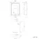 Olivia Matt Brass Illuminated LED Mirror Cabinet 710x500mm