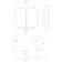 Mia Black Framed Mirror Cabinet 710x800mm
