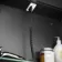 Mia Black Framed Illuminated LED Mirror Cabinet 710x600mm