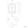 Mia Matt Brass Illuminated LED Mirror Cabinet 710x600mm