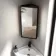 Madelyn Black Framed Corner Mirror Cabinet 600mm Tall