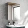 Esme Matt Black Recessed Mirror Cabinet 700x600mm
