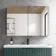 Esme Matt Black Recessed Mirror Cabinet 700x1000mm