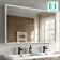 Esme Matt Black Illuminated LED Recessed Mirror Cabinet 700x1200mm