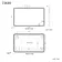 Mila Brushed Brass Illuminated LED Mirror 600x1000mm