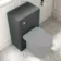 Capri Slate Grey Back To Wall Toilet Unit 500mm