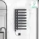 Palermo Electric Anthracite Designer Heated Towel Rail 800x450mm