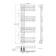 Madrid Electric Matt Black Designer Heated Towel Rail 1200x450mm