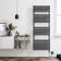Santorini Electric Anthracite Flat Panel Heated Towel Rail 1600x600mm