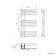 Madrid Electric Anthracite Designer Heated Towel Rail 800x450mm