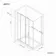 London Matt Black 6mm Sliding Shower Enclosure 1200x900mm
