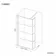 Munich Matt Black Grid 8mm Wet Room Shower Glass 1200mm & 250mm Return Panel