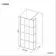 Munich Matt Black Grid 8mm Wet Room Shower Glass 700mm & 250mm Return Panel