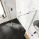 Copenhagen Easy Clean 8mm Walk In Shower Enclosure 1200mm & 700mm Glass with Pivotal Return Panel